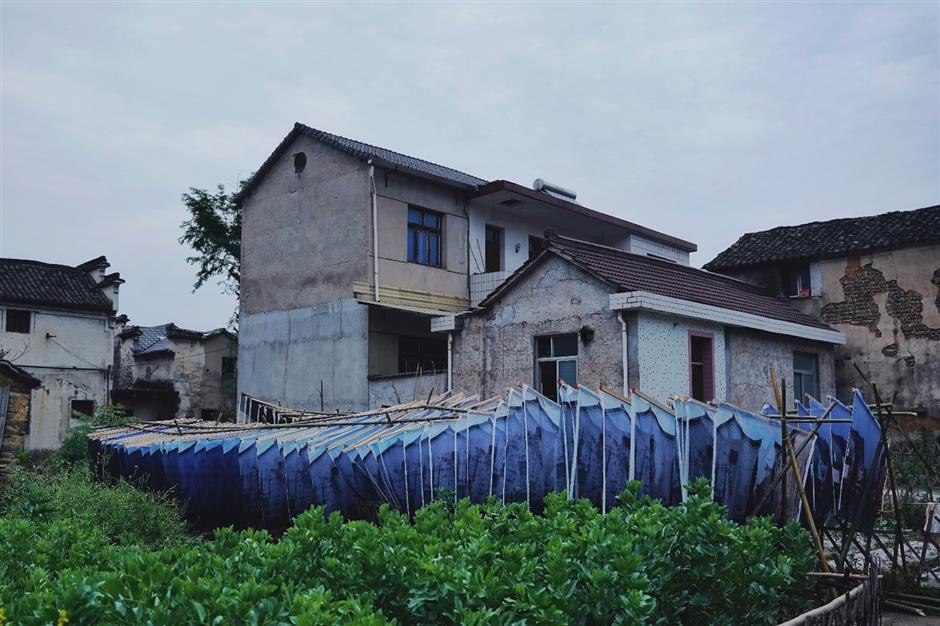 ancient village hosts contemporary artworks