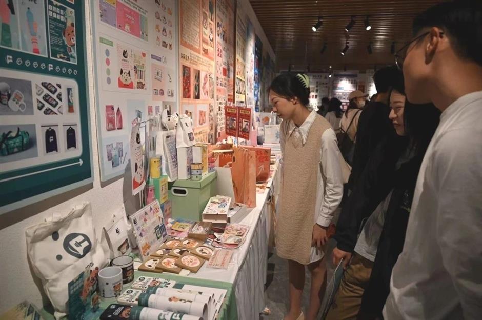 creative works of lida university's design students on display in songjiang